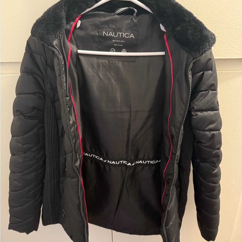 Nautica Black Puffer Jacket